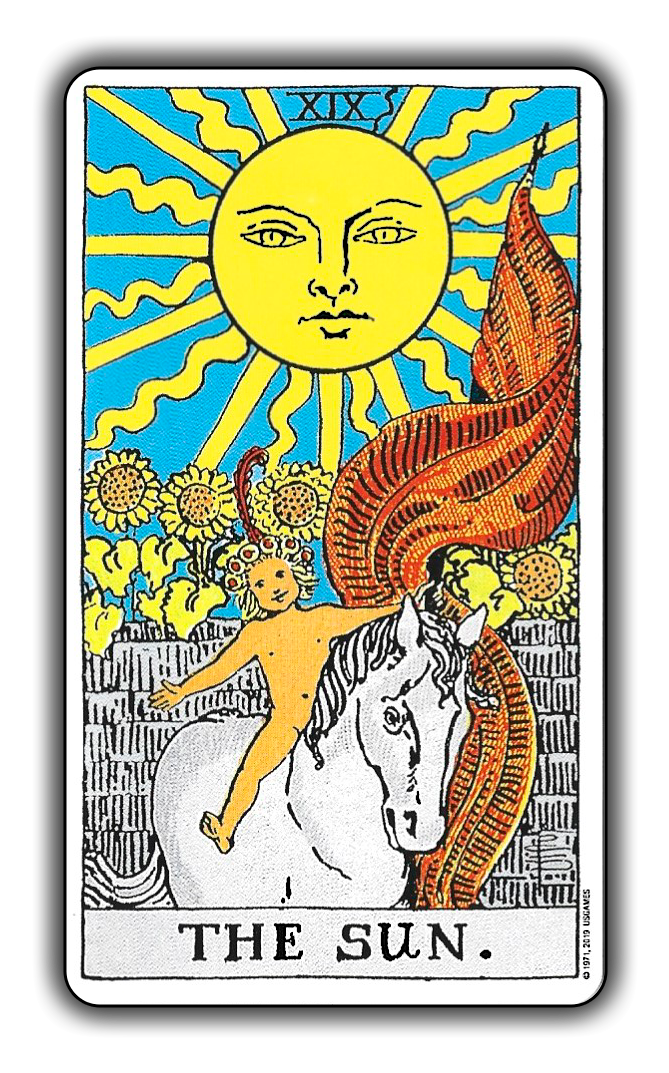 XIX Sol - Rider Waite - Ars Magik